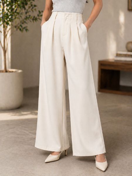 Flow Korean Style Pants Wide-Leg