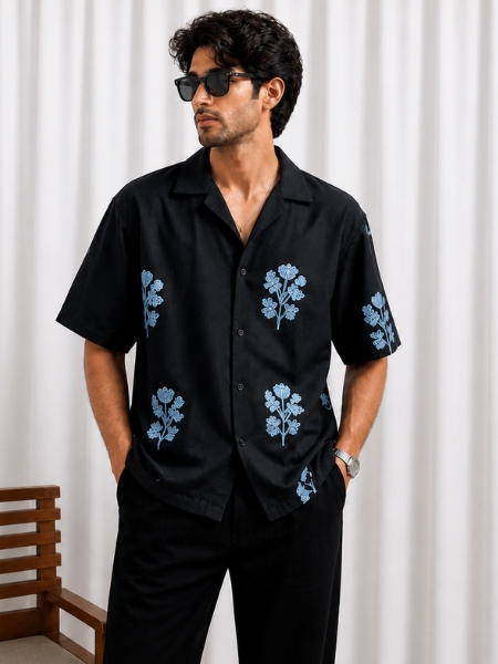 Summer Bloom Cuban Shirt