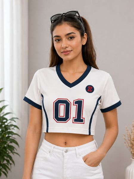 Crop Tee Game Day