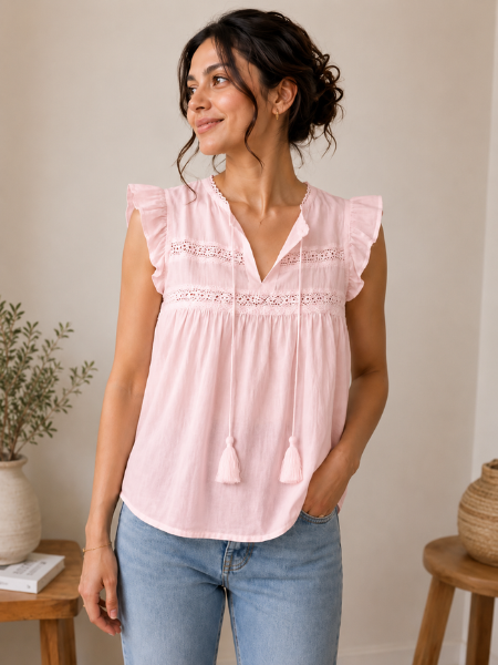 Relaxed Fit Cotton Tunic